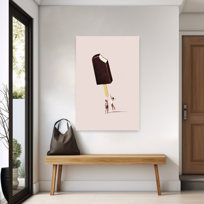 Art contemporain, H 60 po x l 40 po