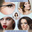 Miroir de maquillage lumineux avec bande lumineuse DEL Luna, miroir de maquillage avec miroir grossissant 5X-562419704