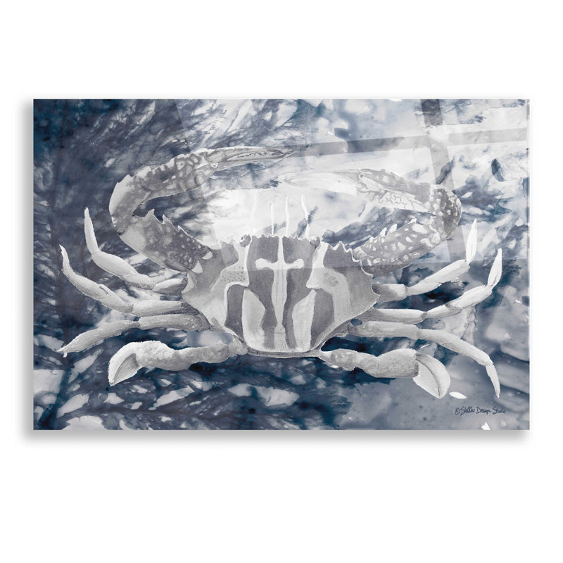 «Ocean Collection 5» par Stellar Design Studio, art mural en verre acrylique, H 12 po x l 16 po x P 0,13 po