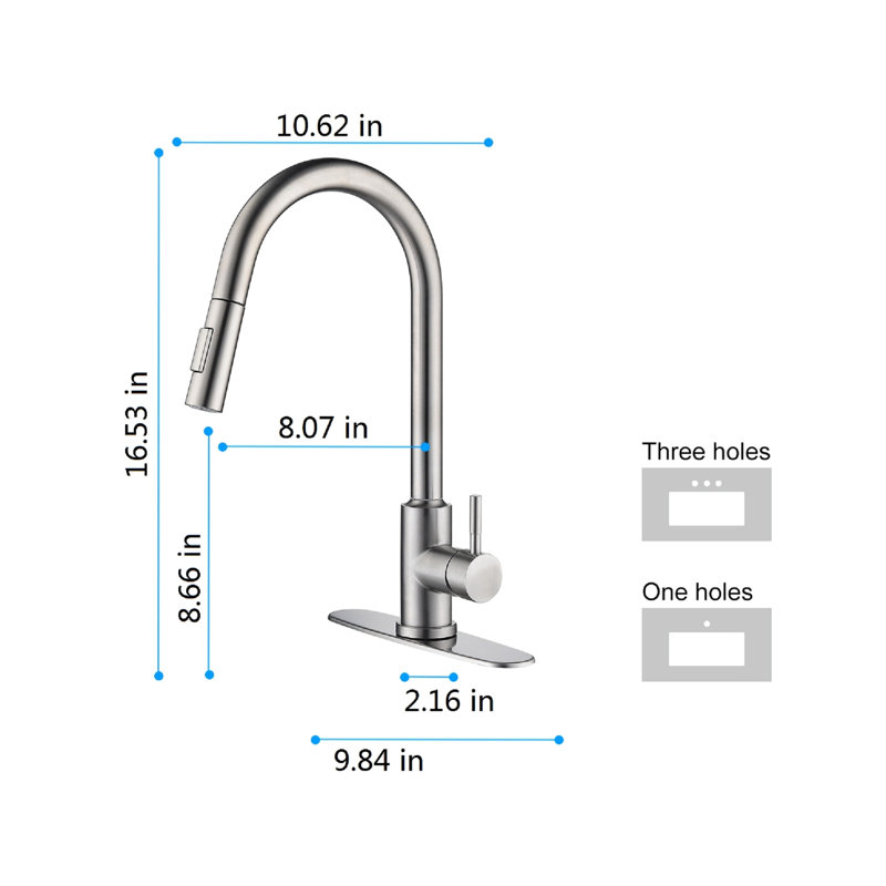 Touch Responsive Kitchen Faucet With Pull Down - Easy Water Control, Brushed Nickel Finish, Stainless Steel Spray Head And Sensor Corrosion Resistance, Consistent Flow Nickel,