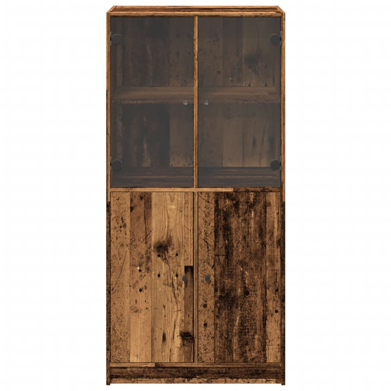 Matana Standard Bookcase, Old Wood, 142cm H x 68cm W x 37cm D