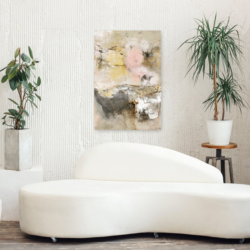 Art contemporain abstrait Artcast, H 36 po x l 24 po