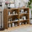 Wood Storage Cabinet with Adjustable Shelves without Doors-349223088-349223086