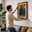Golden Gorilla Art Deco - Print-1915132050-1915132053
