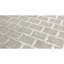Tapis argent noué à la main de haute qualité
