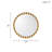 Beaded Round Wall Mirror-354983031-354983024