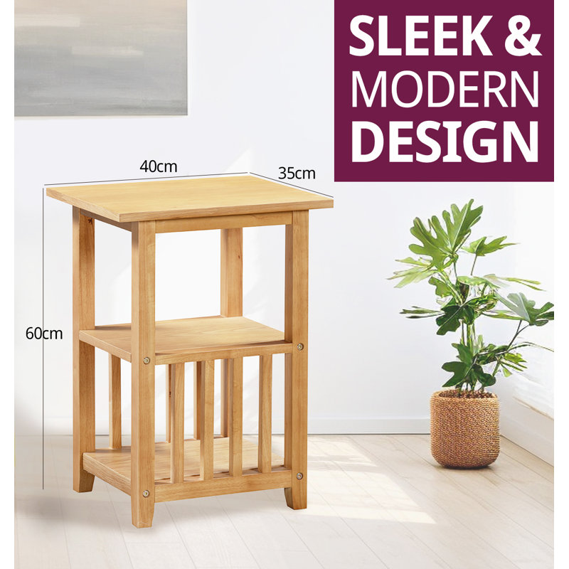 Austrinus Side Table with Storage