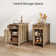 End Table With Storage And Charging Station Set Of 2