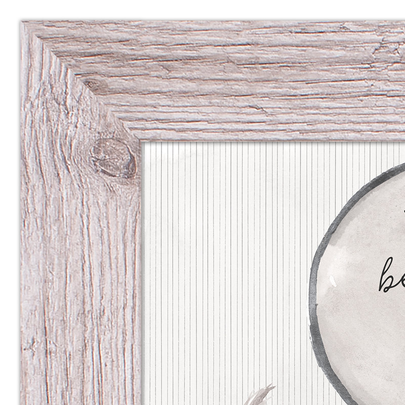 Farmhouse Sink, reproduction encadrée, H 14 po x l 11 po x P 0,75 po, Blanc