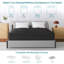 Matelas hybride à ressorts ensachés moyens avec mousse à mémoire de forme certifiée CertiPUR-US-1139133900-1139133902