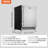 VEVOR 25.24'' W Freestanding 175 Cans (12 oz.) 11 Cubic Feet Outdoor Rated Beverage Cooler with Wine Storage-94987794