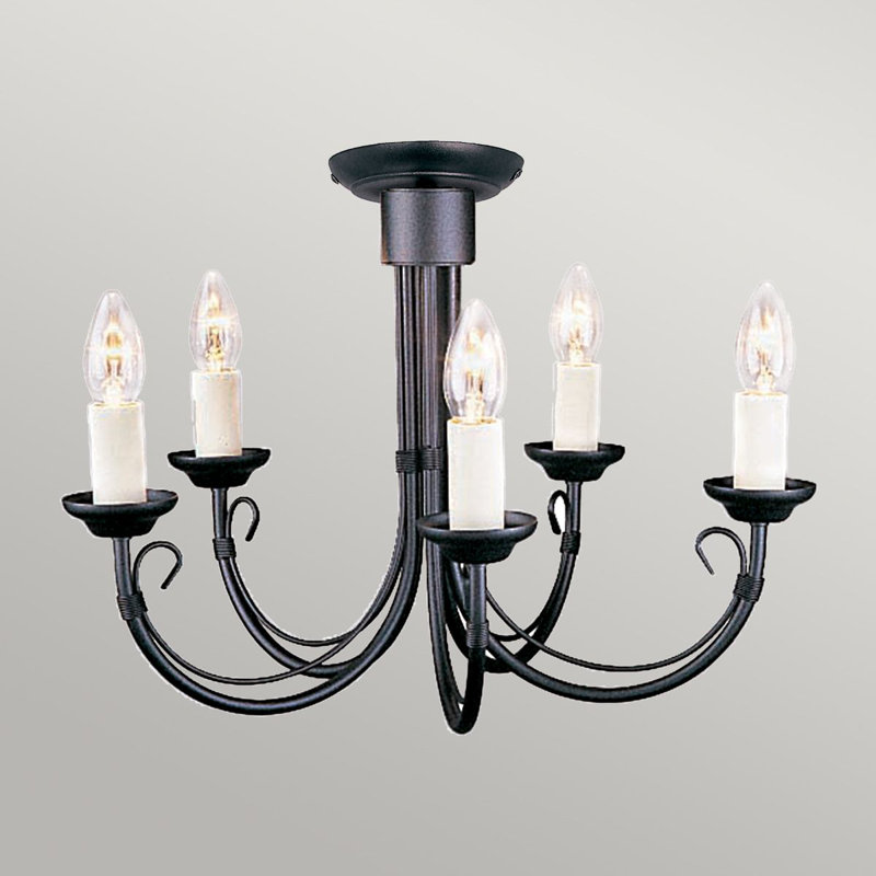 Elkmont 5 - Light Candle Style Chandelier