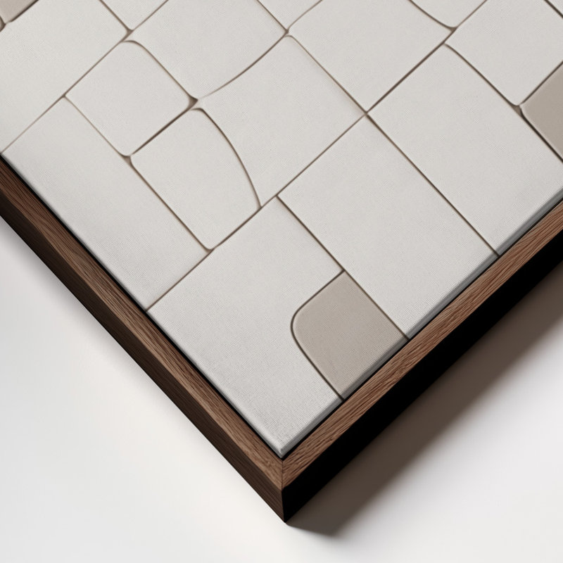 Pieces VI, Brown, 20" H x 20" W