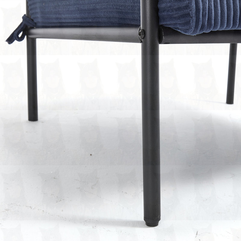 Chaise décorative moderne, Bleu très foncé