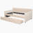 Upholstered Daybed With Drawers, Wood Slat Support-1532259252