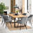 Bhagirath 31.5'' W 6-Person Rectangular Dining Set-1813835161-1837856875