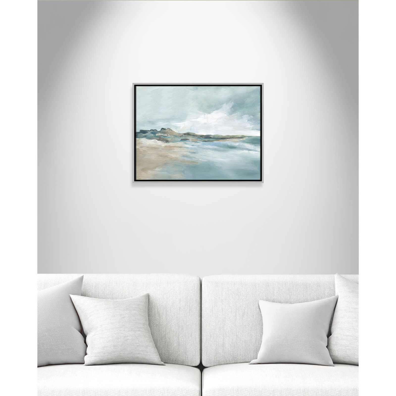 Coralie "Sandpoint" Print by Carol Robinson, 19.5" H x 25.5" W, Silver