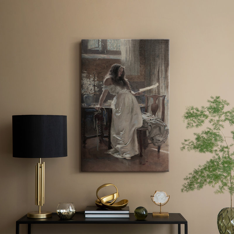 Reproduction de portrait rétro LVIII - galerie Cavas, H 48 po x l 32 po