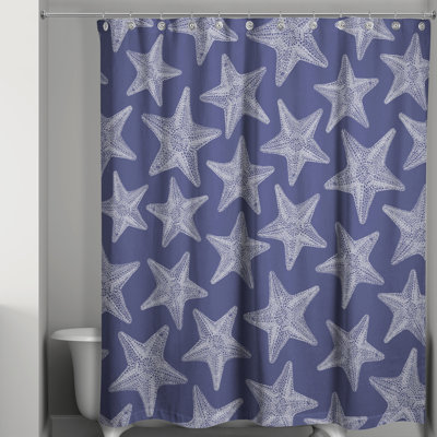 Rideau de douche simple Leeann