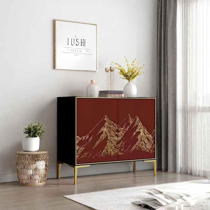 Buffet de luxe moderne et minimaliste