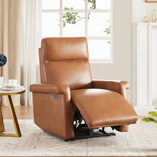 Red Barrel Studio® Pungoteague Vegan Leather Power Recliner & Reviews ...