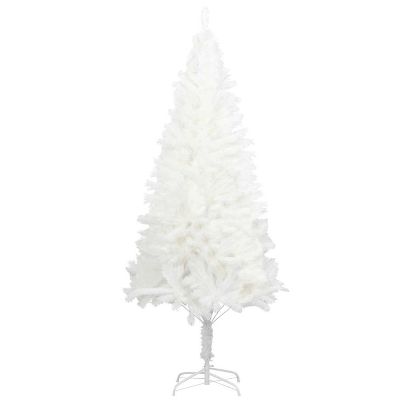 	vidaXL Artificial Christmas Tree Lifelike Needles White, 6.89ft H