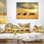 Coussin lombaire à imprimé paysage magnifique