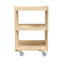 Chariot mobile commercial Bright Bright Beginnings avec 3 tablettes et roulettes verrouillables-128709203