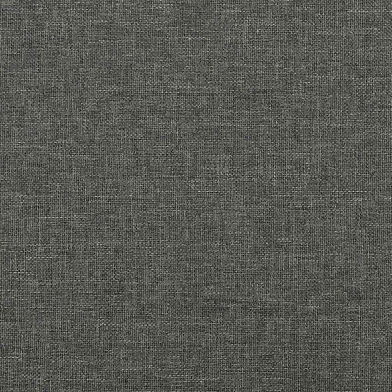 Maritha Bed Frame, Fabric Upholstered Platform Bed Frame, No Mattress, Twin XL, Dark Gray