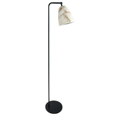 Hearne 396.24cm Black Arched Floor Lamp