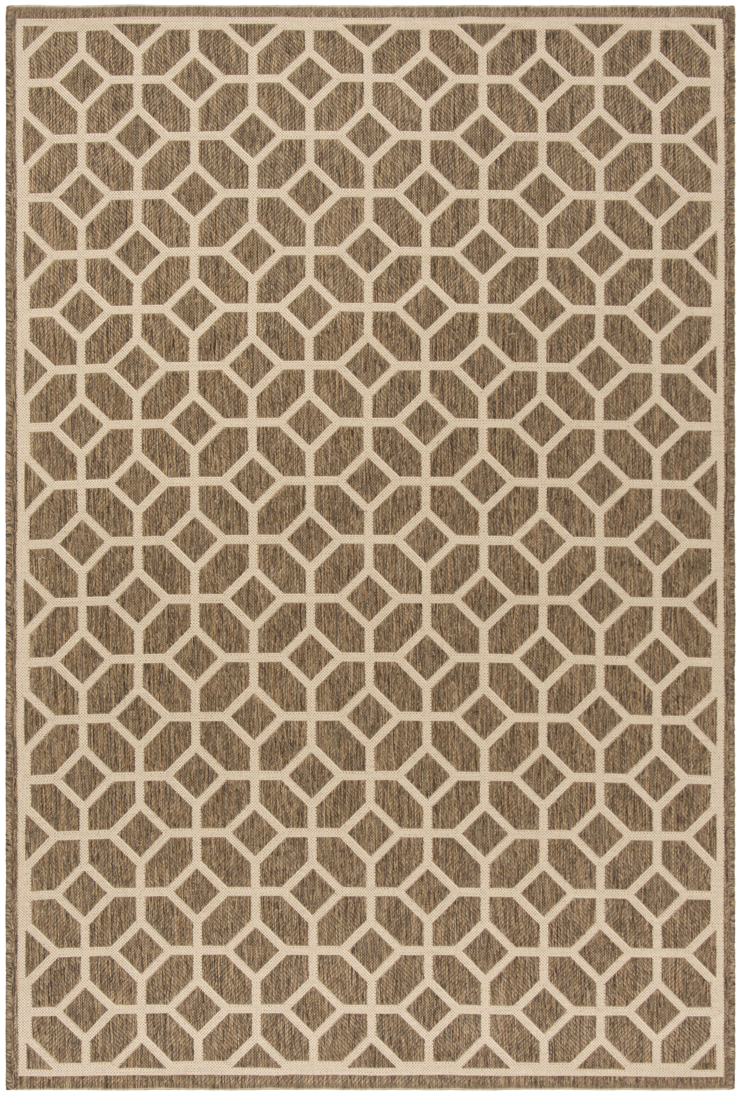 Looped Outdoor Rug Bloomsbury Market Kitts Looped/Hooked Beige Indoor/Outdoor Rug ...