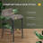 3 Piece Outdoor Bistro Set