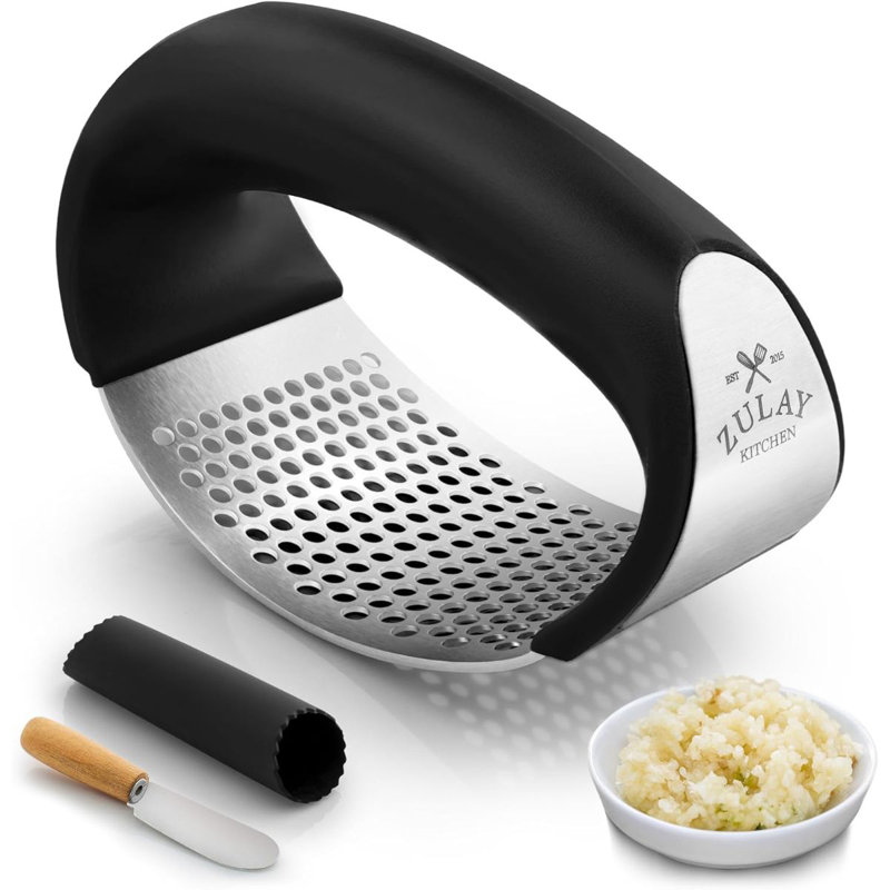 Broyeur à ail en acier inoxydable Zulay Kitchen, Bleu