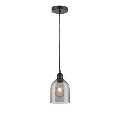 Edison Anacaren 1 Light 6" Cord Hung Pendant-616-G558