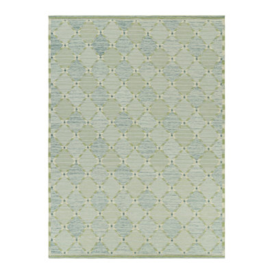 Scandinavian Wool Geometric Area Rug