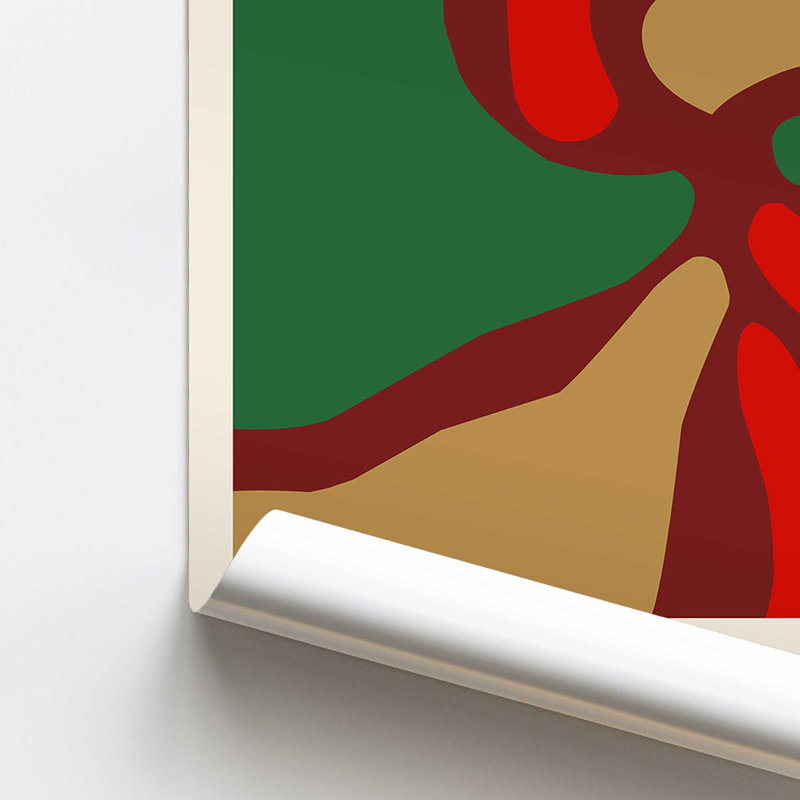 Affiche des Fêtes Bauhaus, Papier, H 24 po x l 18 po