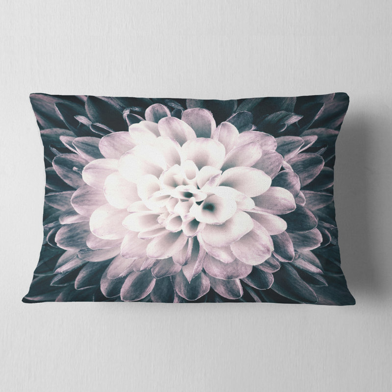 Coussin lombaire à fleur flowerswork macro chrysanthemum