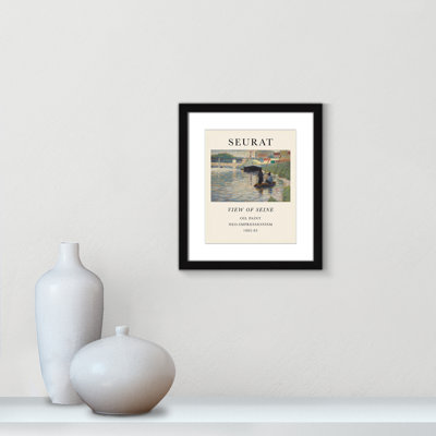 Old Masters Collection "View of Seine" Print