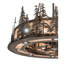 Tall Pines LED Downrod Ceiling Fan