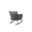 Chaise berçante en osier 29,5 "avec polyester doux (ensemble de 2)-50138680-50138681