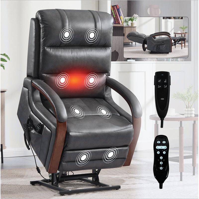 Fauteuil inclinable électrique gris Powerair