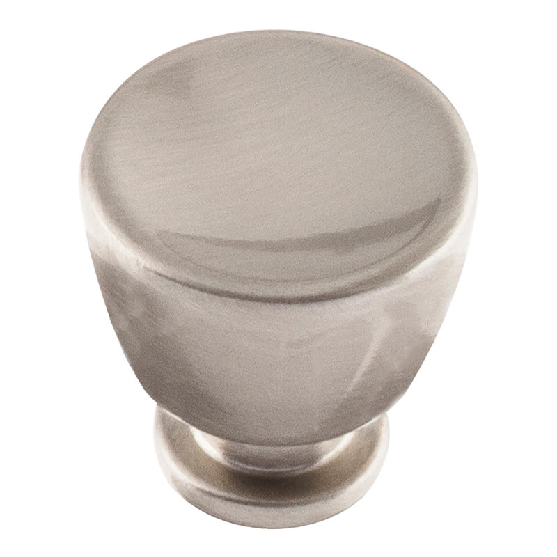 Tiki Hut 1 1/4" Diameter Round Knob, Brushed Nickel, 1 1/8"