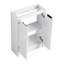 Meuble-lavabo autoportant de 23 po avec lavabo et portes à fermeture douce-381916342