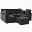 Chenille Upholstered Modular Sectional Sofa-367671439
