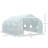 11.5' x 10' x 6.5' Outdoor Walk-in Greenhouse, Tunnel Green House with Roll-up Windows, White