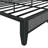 Functional Bed Frame with Charging Station and Vintage Flair, Metal Platform for Durable and Comfortable Sleep Experience-1789321063-1795988974