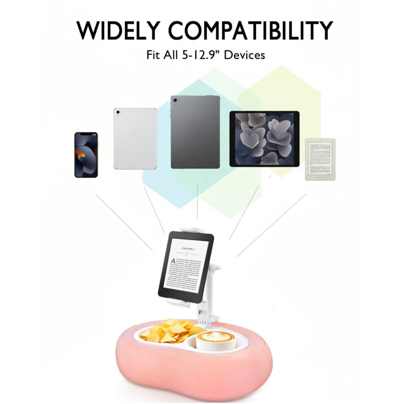 Support pour tablette, compatible, Rose