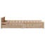 Solid Wood Drawers Bed Frame-681312167