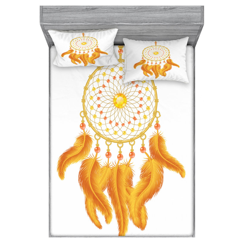Microfiber Sheet Set, Queen Sheet Set with Fitted Sheet