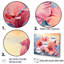 Hibiscus corail sur la plage II - reproduction sur toile-1121075243-1121075242